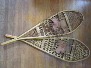 Bear paw snowshoes