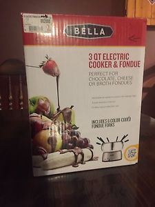 Bella 3-qt Electric Cooker & Fondue
