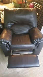 Black recliner