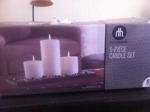 Brand New 5 piece candle set