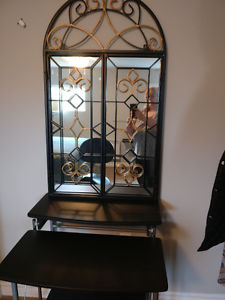 Cast iron mirror