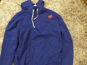 Comme Des Garcons PLAY large pullover hoodie