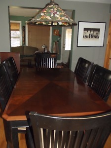 Dining table with 6 chairs for sale