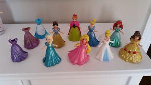 Disney Princess magic clip collection dools