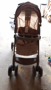 Evenflo beige.brown baby stroller