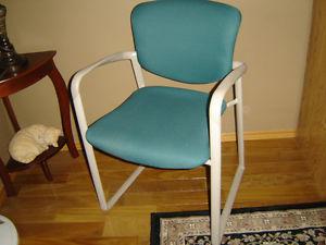 Fabric and Metal Chair