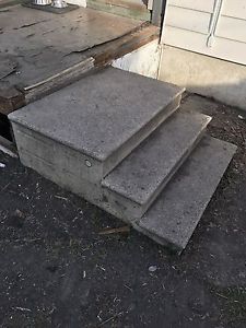 Free concrete steps