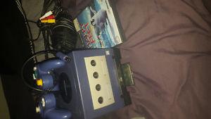 Gamecube with gameboy player, controllers, 2 games and all