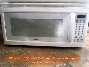 Great Condition Kenmore Over The Range Microwave/Fan