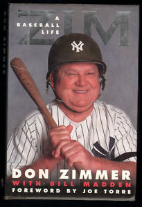 Hardcover baseball book - Don Zimmer autobiography