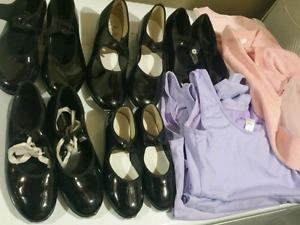 Maritime Dance purple body suit and tap shoes