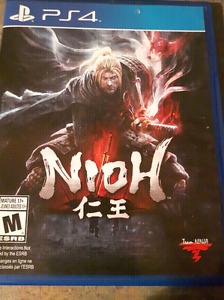 NIOH for ps4 excellent condition!!