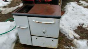 Old wood cookstove