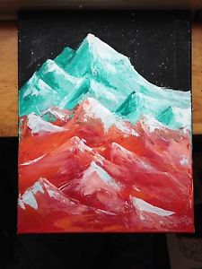 Original Art - Abstract Mountains