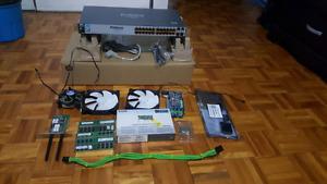 PC parts and network switch