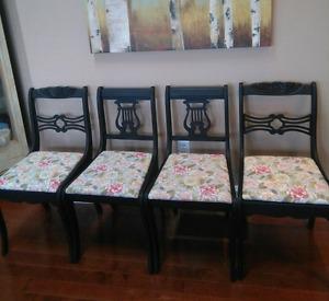 Set of 4 Duncan Phyfe Chairs