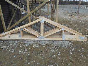 Set of Roof Trusses, 14 trusses, span of 14'
