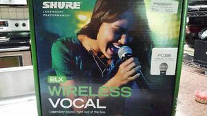 Shure BLX Wireless Vocal system