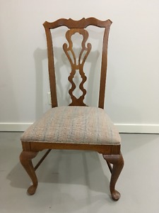 Solid Oak Dining Room Chairs