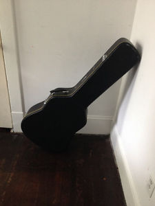 Standard Sized Acoustic Guitar Case - hard
