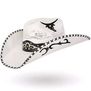 Straw Texicana Style Cowboy Hat - Brand New
