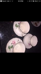Teacups and saucers and plates