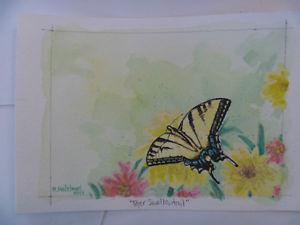 Tiger Swallowtail - 5" x 7" ORIGINAL ART