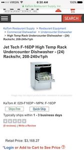 Used Jet Tech F16/1 Dishwasher