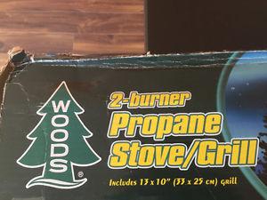 WOODS propane stove! Get it now for May 24 weekend!