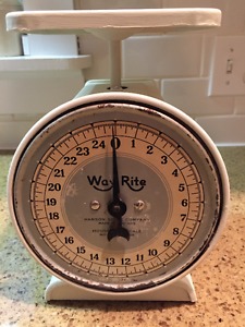 Way Rite vintage kitchen scale