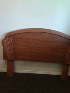 Wood headboard