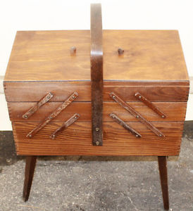 Wooden Sewing Chest