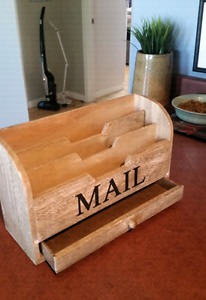 Wooden mail keeper