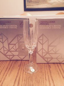 Zwiesel Lead Crystal Champagne Futes