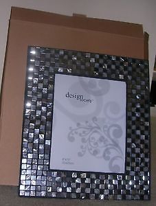 new in box 8x10 photo frame surrounded by mosaic mirror &
