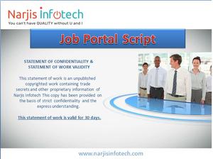 Responsive and efficient job portal script WANTED