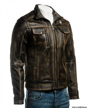 Stylish Men’s Leather Jacket