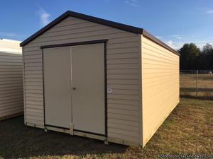 12X20 SHED WITH DOUBLE SWING DOORS