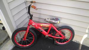 16" Disney CARS Red Boys Bike