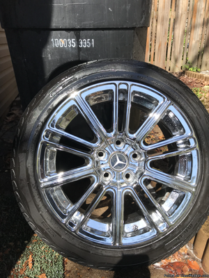 Chrome Rims and New Tires