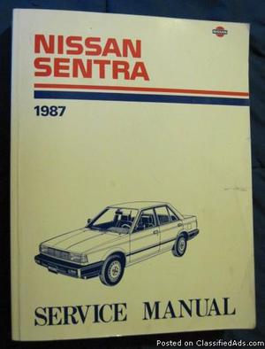  Nissan Sentra FACTORY Service Manual
