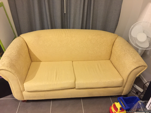 Two seater Yellow Fashion Sofa / Couch