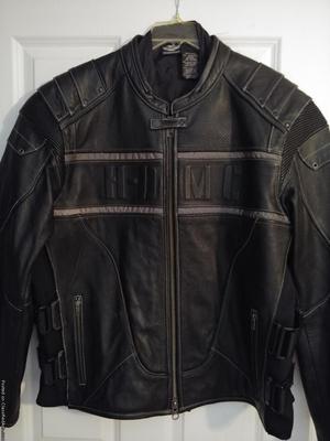 Harley Davidson Leather jacket, heavy with liner and padded
