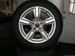4 17 inch mustang WHEELS AND TIRES atlanta (with shipping