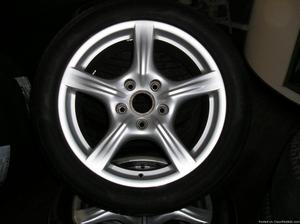 4 18 inch porsche wheels and tires