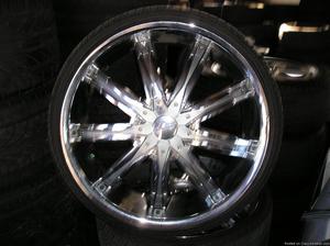 4 22 inch d'centi wheels and tires atlanta (with shipping