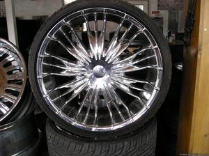 4 22 inch limited wheels and tires atlanta (with shipping