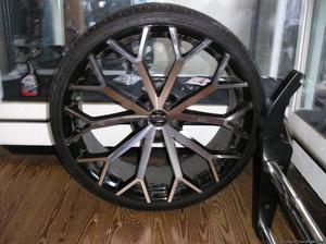 4 24 inch versante wheels AND TIRES atlanta (with shipping
