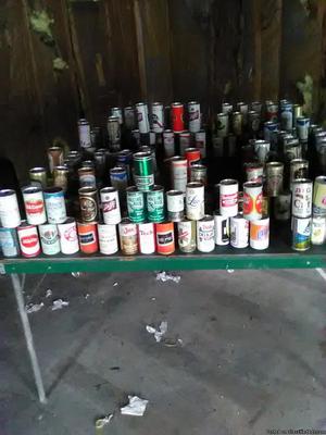 Large beer can collection