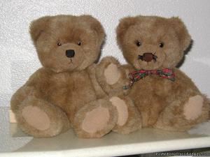 Mom & Pop & 2 Cubs. Teddy Bears.
